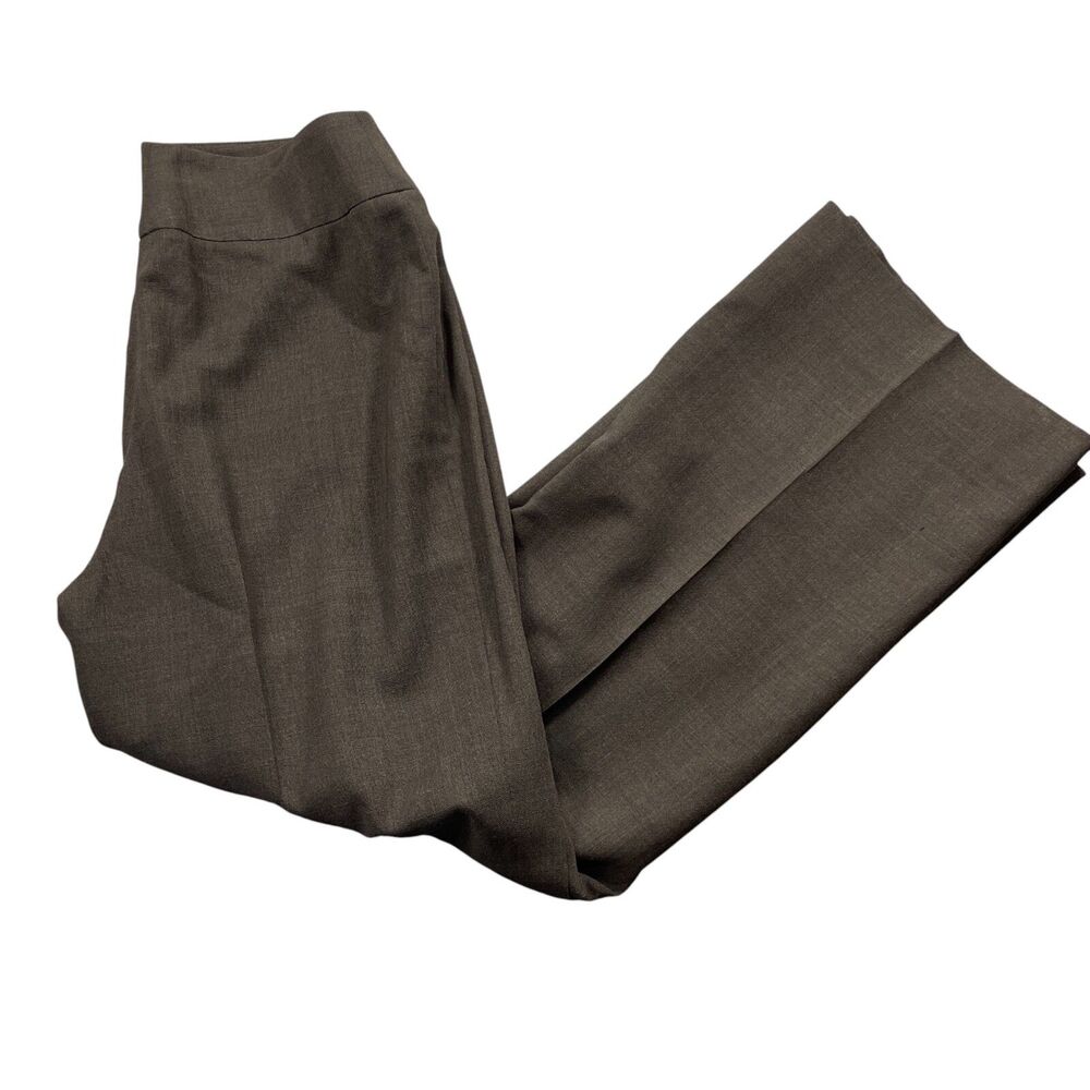 Akris  12 Brown Pants 100%‎ Viscose Side Zip Lined Womens Dress Pants
